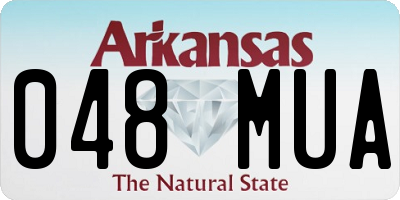 AR license plate 048MUA