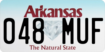 AR license plate 048MUF