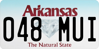 AR license plate 048MUI