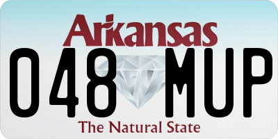 AR license plate 048MUP