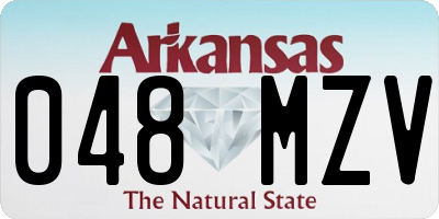 AR license plate 048MZV