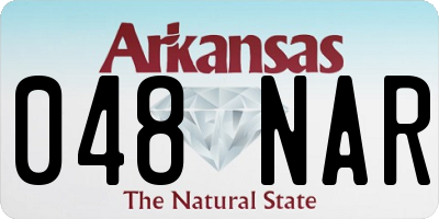 AR license plate 048NAR