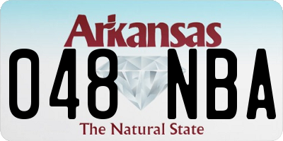 AR license plate 048NBA