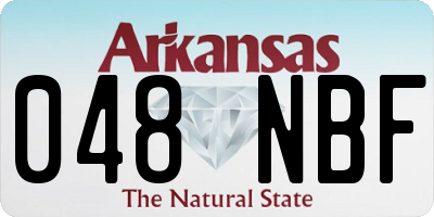 AR license plate 048NBF
