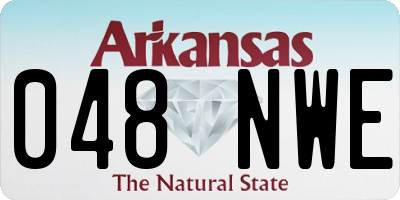 AR license plate 048NWE
