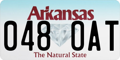 AR license plate 048OAT