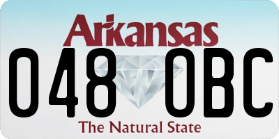 AR license plate 048OBC