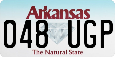 AR license plate 048UGP