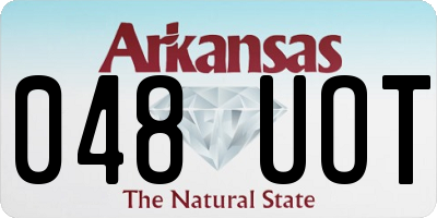 AR license plate 048UOT