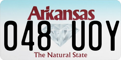 AR license plate 048UOY