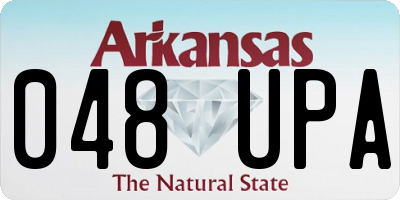 AR license plate 048UPA