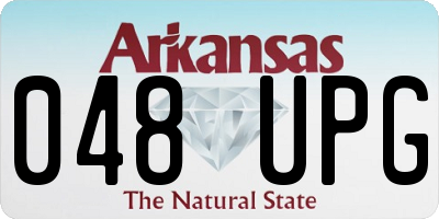 AR license plate 048UPG