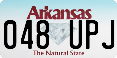 AR license plate 048UPJ