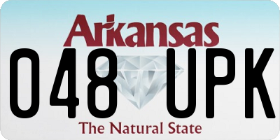 AR license plate 048UPK