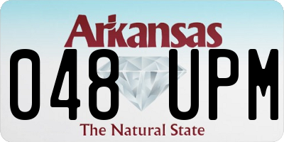 AR license plate 048UPM