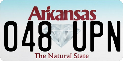 AR license plate 048UPN