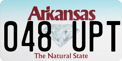 AR license plate 048UPT