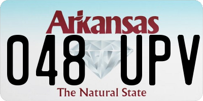 AR license plate 048UPV