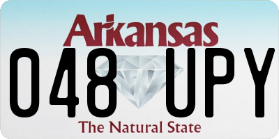 AR license plate 048UPY
