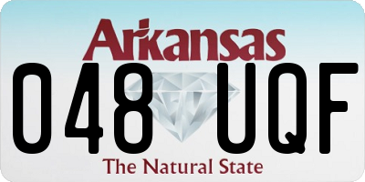 AR license plate 048UQF