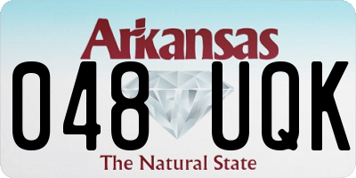 AR license plate 048UQK