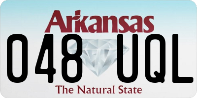 AR license plate 048UQL