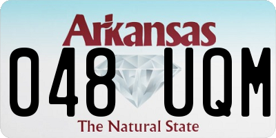 AR license plate 048UQM