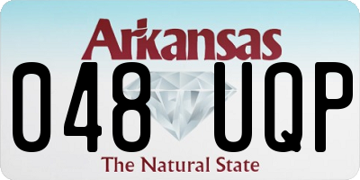 AR license plate 048UQP