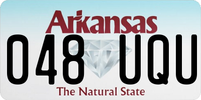AR license plate 048UQU