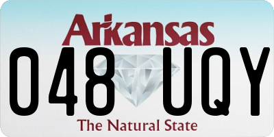 AR license plate 048UQY