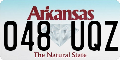 AR license plate 048UQZ