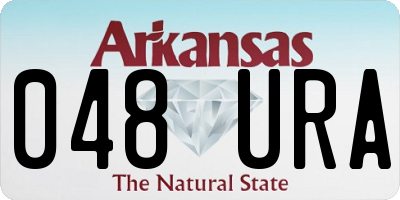 AR license plate 048URA