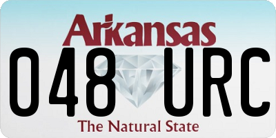 AR license plate 048URC