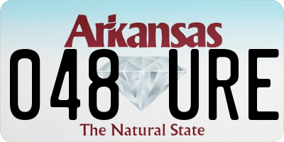 AR license plate 048URE