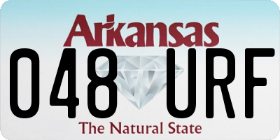 AR license plate 048URF