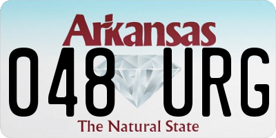 AR license plate 048URG