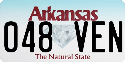 AR license plate 048VEN