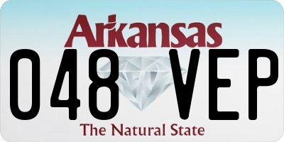 AR license plate 048VEP