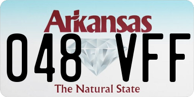 AR license plate 048VFF