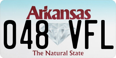 AR license plate 048VFL