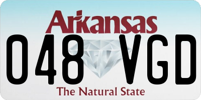 AR license plate 048VGD