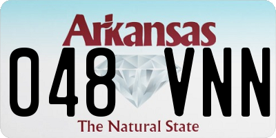AR license plate 048VNN