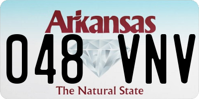 AR license plate 048VNV