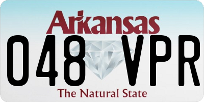 AR license plate 048VPR