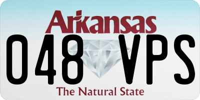 AR license plate 048VPS