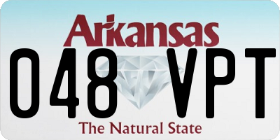 AR license plate 048VPT