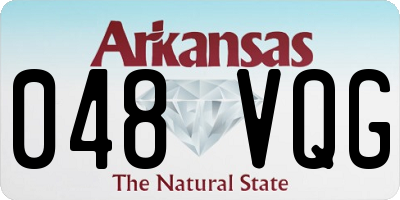 AR license plate 048VQG