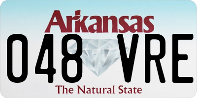 AR license plate 048VRE