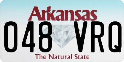 AR license plate 048VRQ