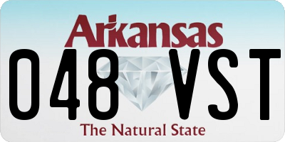 AR license plate 048VST